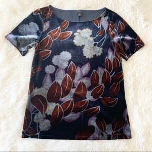 Velvety Floral Ann Taylor Top